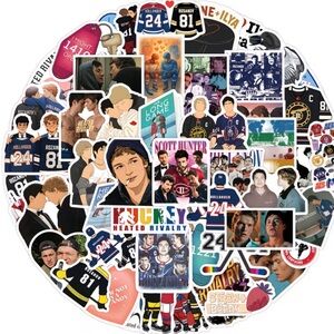 Heated Rivalry Sports-Themed Sticker Set (pack of 20)